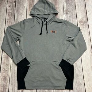 Nike Football Brotherhood Fleece Hoodie Sweatshirt Pullover Gray Black Men’s M